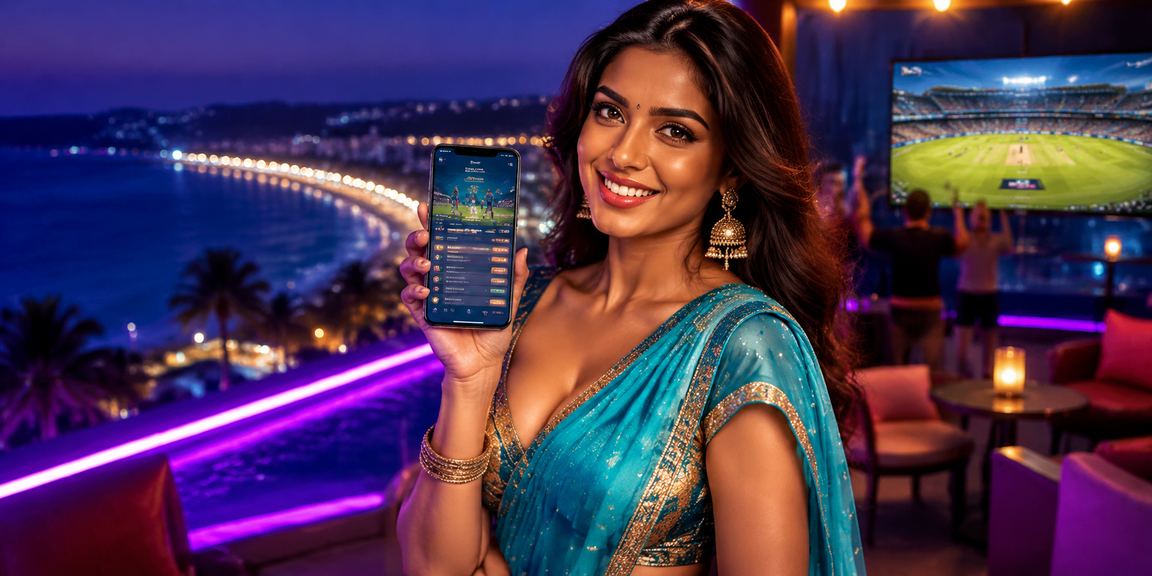 Goa cricket betting and casino in colorful saree setting