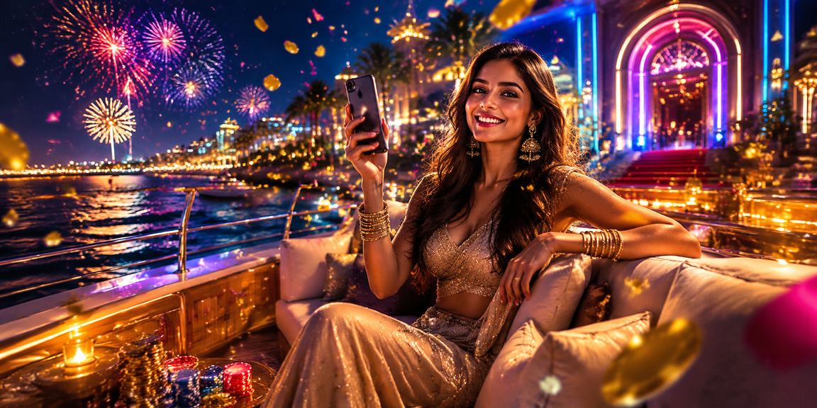 Goa beach casino and mobile betting scene at sunset