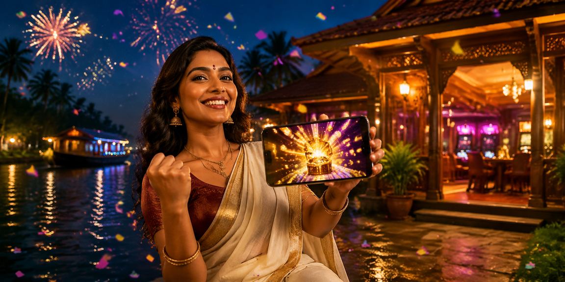User playing Aviator on mobile app in Kerala setting
